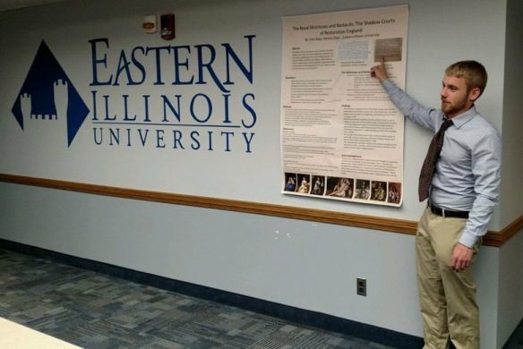 John Bays at the Honors College's EIU Showcase in March